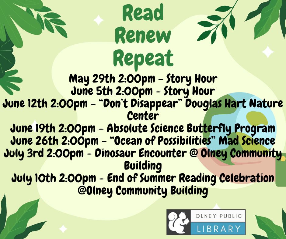 Summer Reading Events