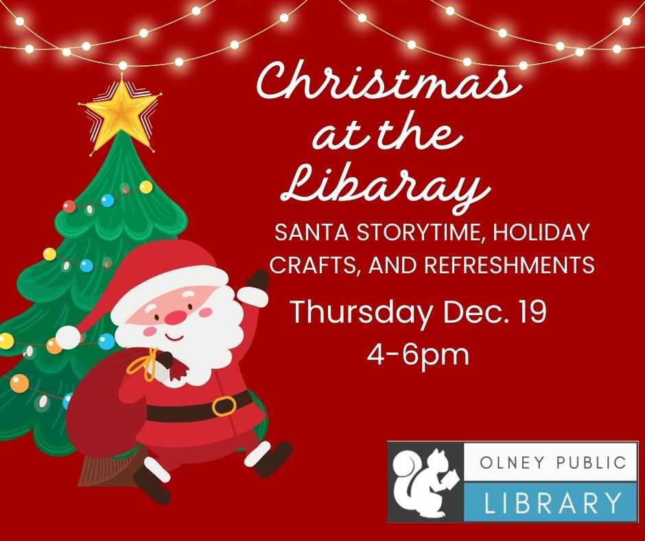 Christmas at the library.